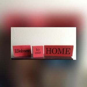 WELCOME TO OUR HOME! WELCOMING BLOCKS😉